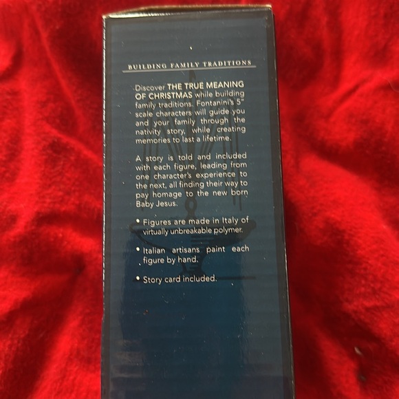 VINTAGE 90s Fontanini Nativity - Aaron Shepherd Figurine Holding Sheep 1993 - Picture 5 of 7